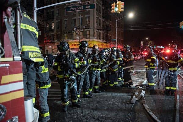 At least 19 killed in New York fire apartment block blaze