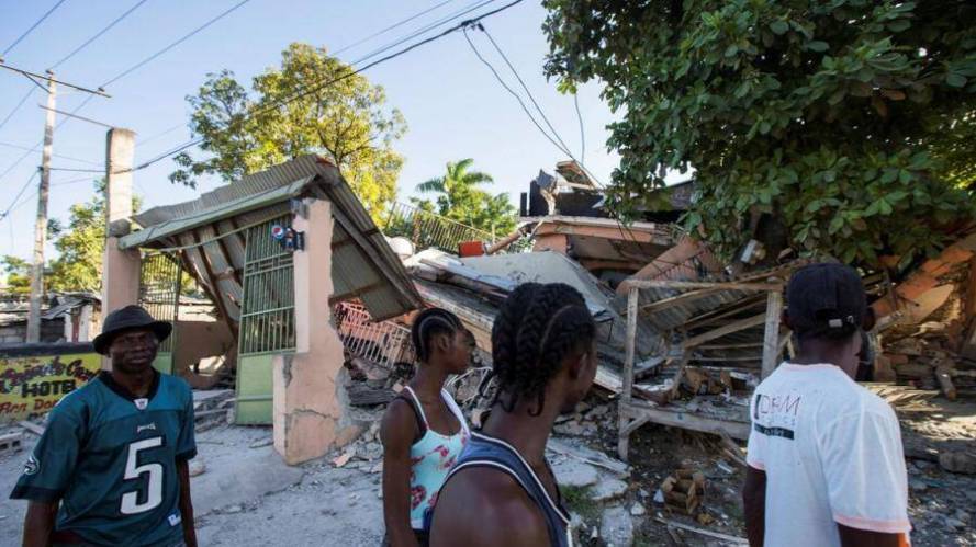 Two earthquakes in southwestern Haiti kill two people and injure dozens
