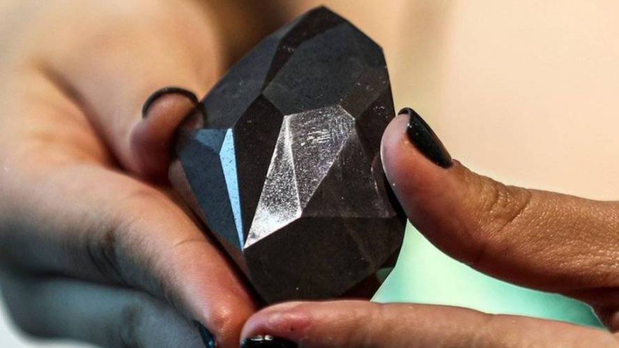 Billion-year-old black diamond The Enigma sold for £3.16m