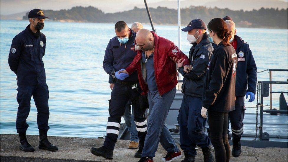 Eleven people missing at Ferry fire as hundreds rescued off Corfu near the Greek island