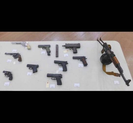 Barbados Police Service destroy firearms