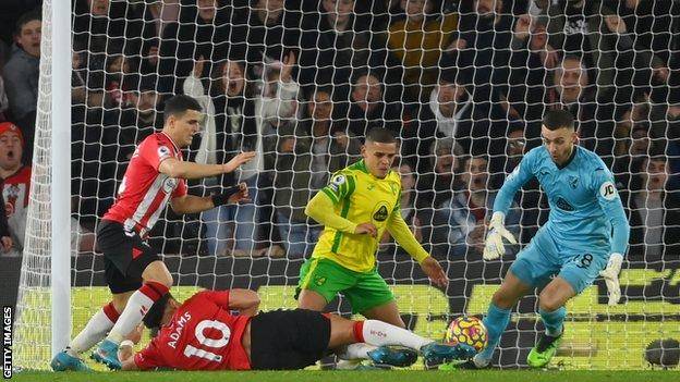 Southampton 2-0 Norwich City:Saints beat struggling Norwich