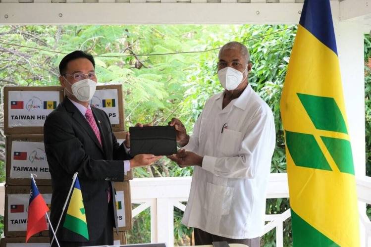 Taiwan donates 150 tablets to SVG