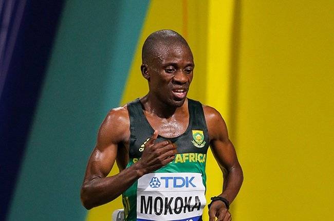 South Africa's Stephen Mokoka breaks world record on 50km debut