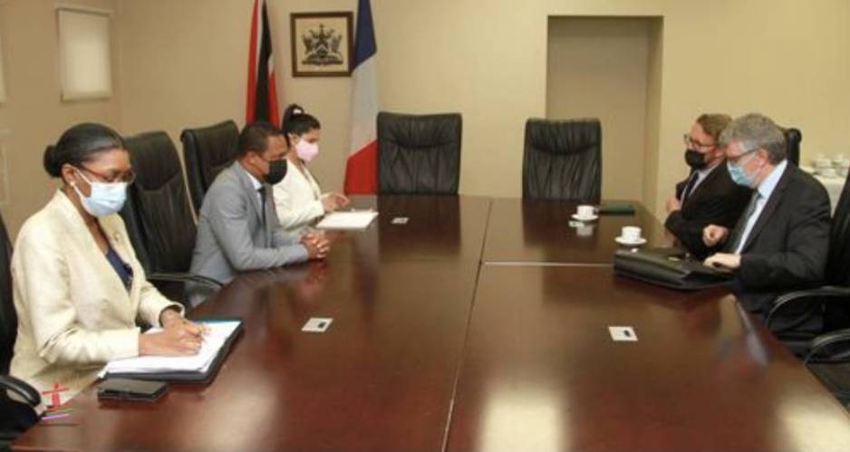 T&T and France talk Ukraine, partnering on regional security