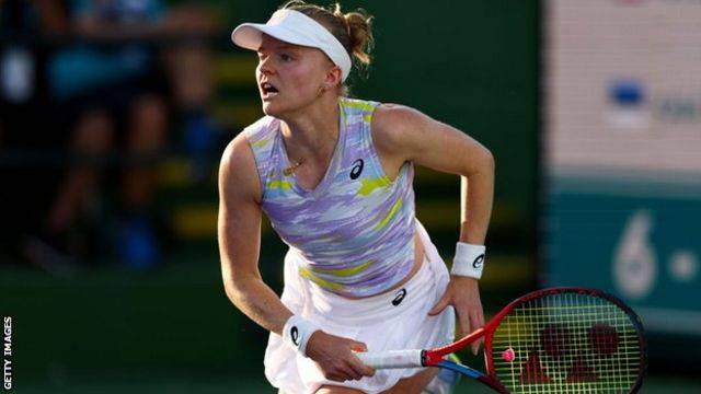 Britain’s Harriet Dart beaten by Madison Keys in the fourth round at Indian Wells