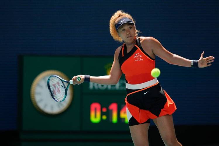 Indian Wells:Naomi Osaka bounces back with a first-round win in Miami