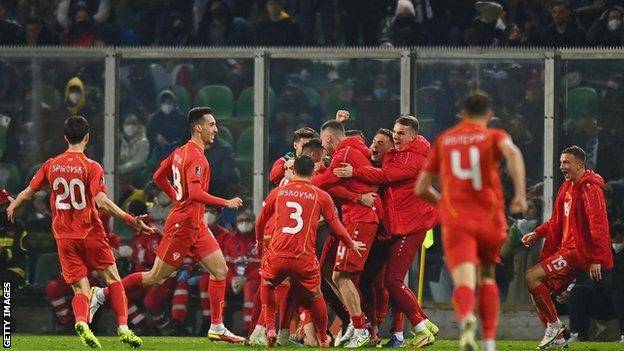 Italy 0-1 North Macedonia:North Macedonia stun Italy in World Cup play-off