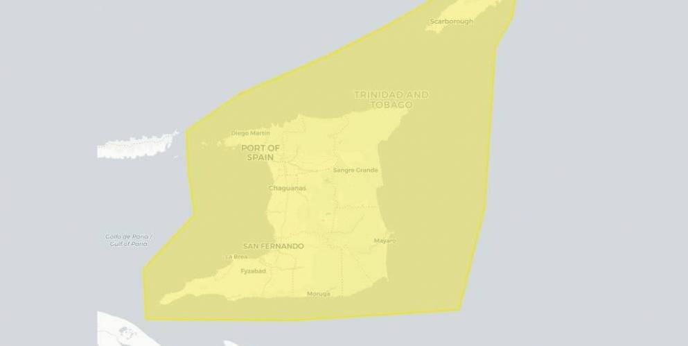 High Wind Alert Issued For T&T