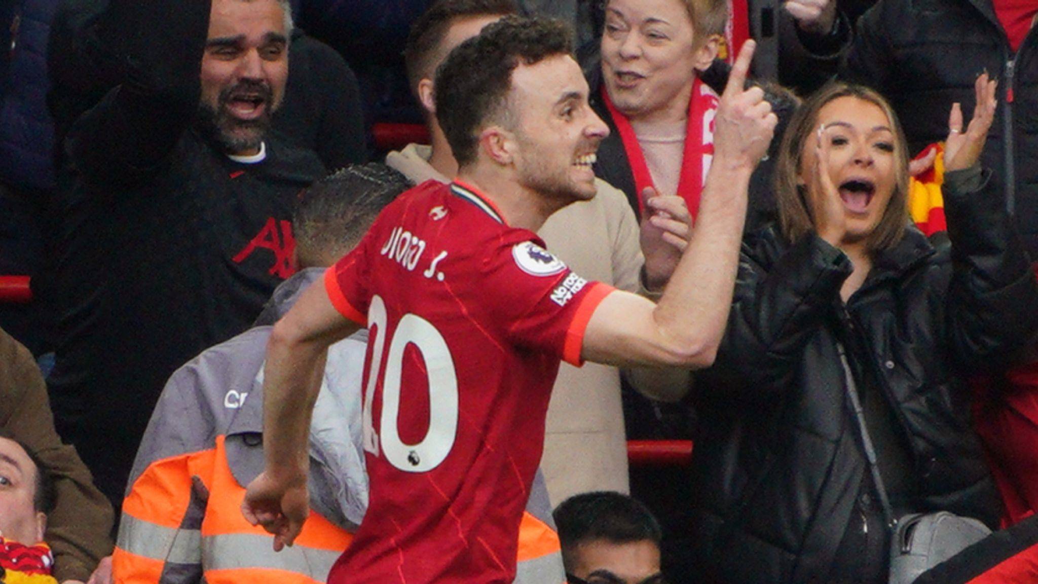 Liverpool 2-0 Watford: Diogo Jota inspires victory