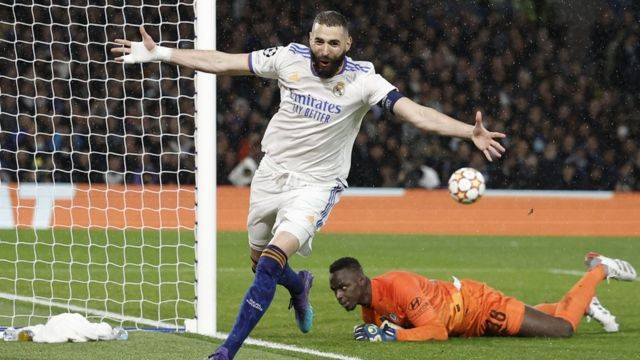 Real Madrid 2-3 Chelsea:Benzema’s header put Real Madrid ahead on aggregate