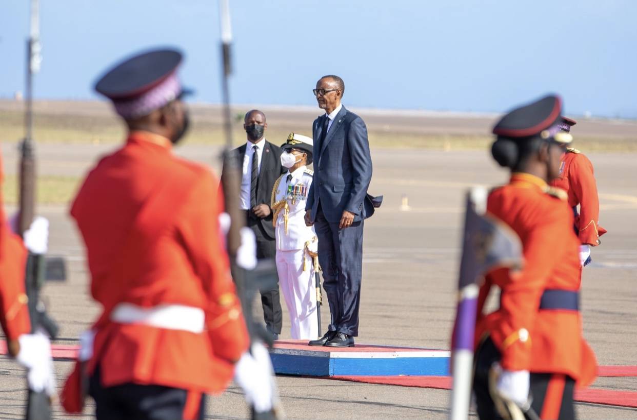 Kagame now in Jamaica for three-day State visit