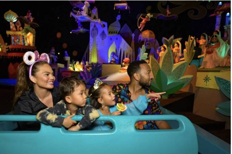 John Legend and Chrissy Teigen Celebrate Daughter Luna's 6th Birthday at Disneyland