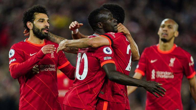 Liverpool 4-0 Manchester United:Mohamed Salah scores twice