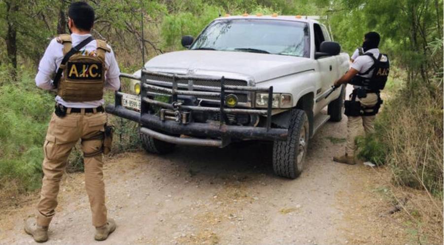 Armed Agents Hide in the Undergrowth to Prevent Cubans Crossing the Rio Grande to the US