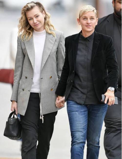 Ellen DeGeneres Reveals Adam Levine Is the Reason She and Portia de Rossi Are Together