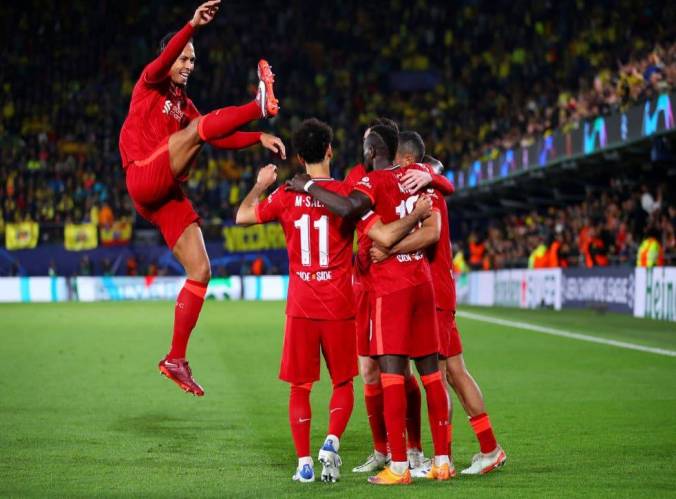 Villarreal 2-3 Liverpool:Champions League result, match