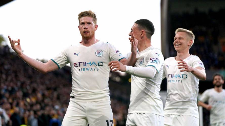 Wolves 1-5 Manchester City: Kevin de Bruyne's stunning four-goal helped Manchester City