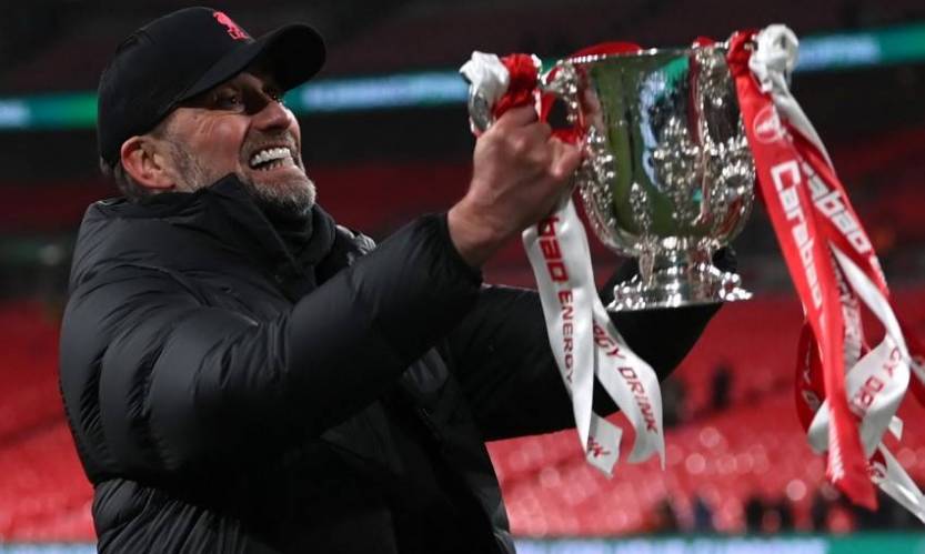 Liverpool boss says he 'could not be more proud' after beating Chelsea at the FA Cup final