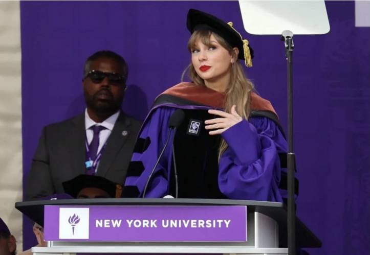 Taylor Swift Gives Commencement Speech at NYU, Shares Advice on Not Holding Grudges