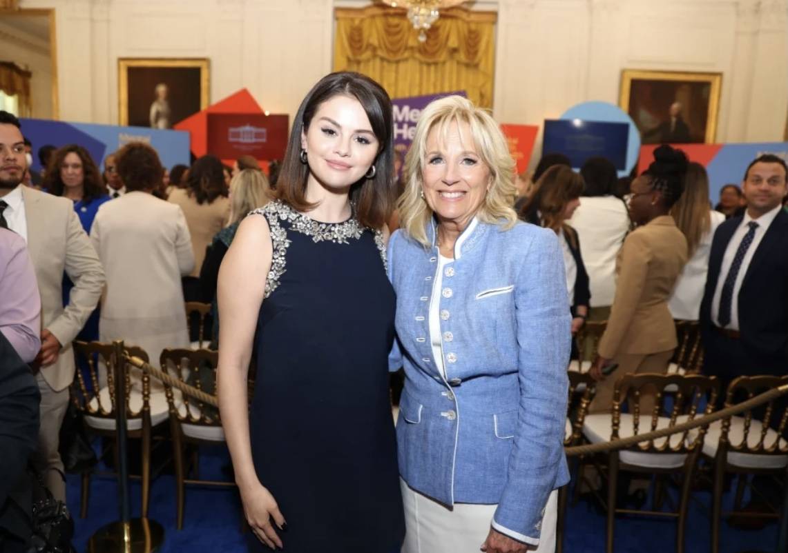 Selena Gomez Joins First Lady Dr. Jill Biden at the White House for Mental Health Youth Forum