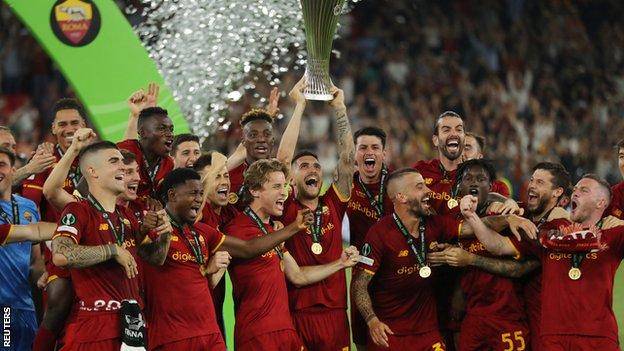 Europa Conference League final:Roma beat Feyenoord
