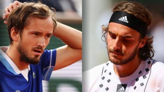 Stefanos Tsitsipas and Daniil Medvedev suffer shock exits at Roland Garros