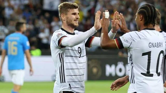 Germany 5-2 Italy: Timo Werner scored twice in two minutes