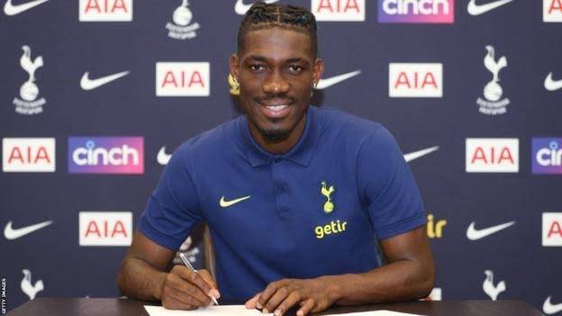 Yves Bissouma signed for Tottenham on a four-year deal worth £25m plus add-ons