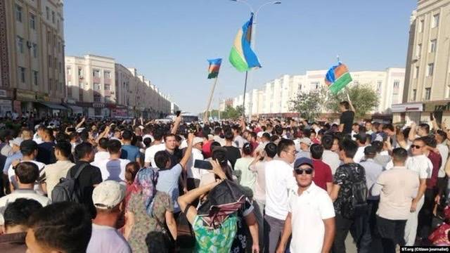 At least 18 people were killed and hundreds wounded in Uzbekistan unrest