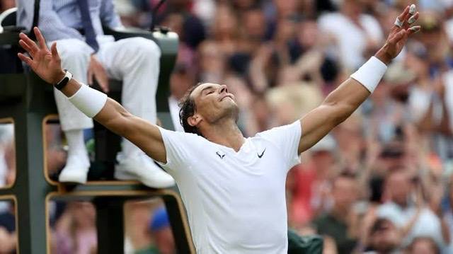 Rafael Nadal defeat Taylor Fritz in the Wimbledon quarter-finals