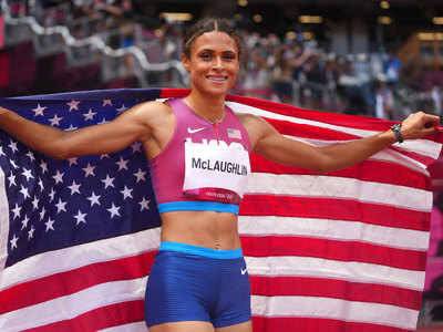 American Sydney McLaughlin shatters 400m hurdles record to win gold