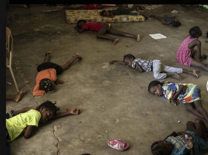 315 kids, adults shelter at school to escape Haiti gang war