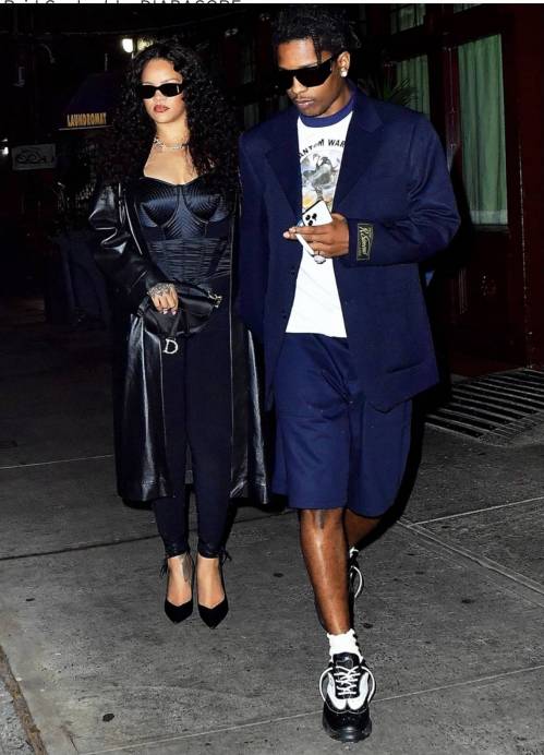 New Parents Rihanna and A$AP Rocky Have a Stylish Date Night in New York City