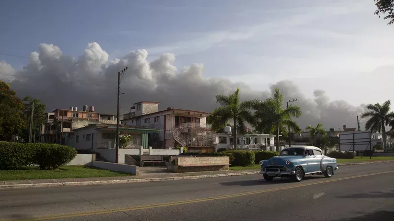 A raging fire at a Cuban oil facility worsens the island's energy crisis