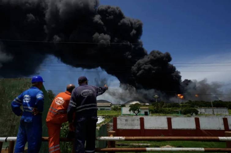 Second firefighter dies as Cuba controls big oil facility fire