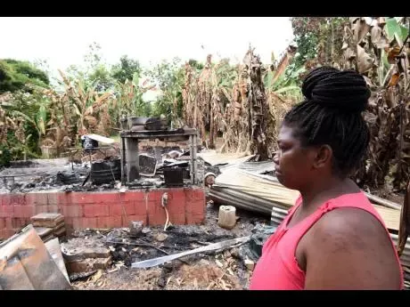 Jamaica: Homeless mother seeks help after fire guts dwelling