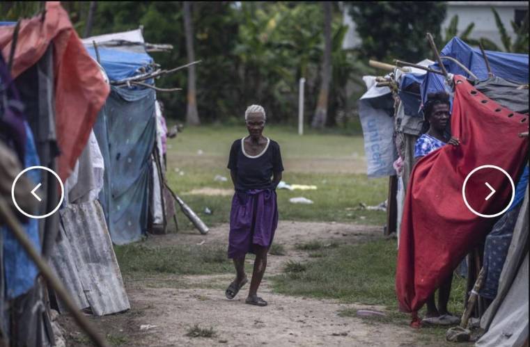 A year after Haiti earthquake, many still seeking shelter, food