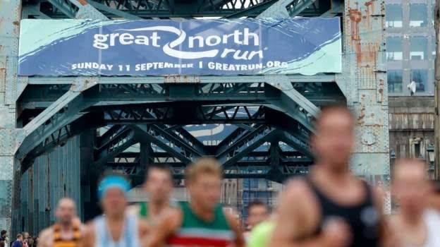 Tributes paid to Queen at the Great North Run 2022