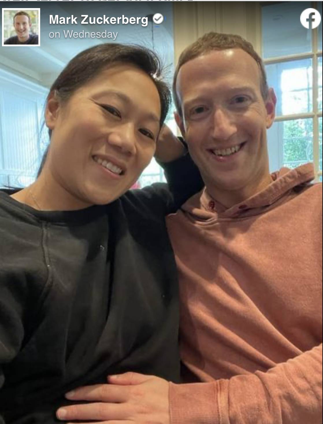Mark Zuckerberg and Wife Priscilla Chan Expecting Baby No. 3