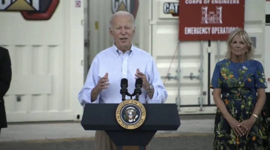 Biden tells storm-hit Puerto Rico: ‘America’s with you’