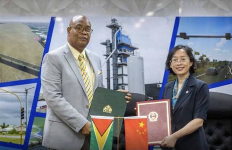 Guyana signs air agreement with China