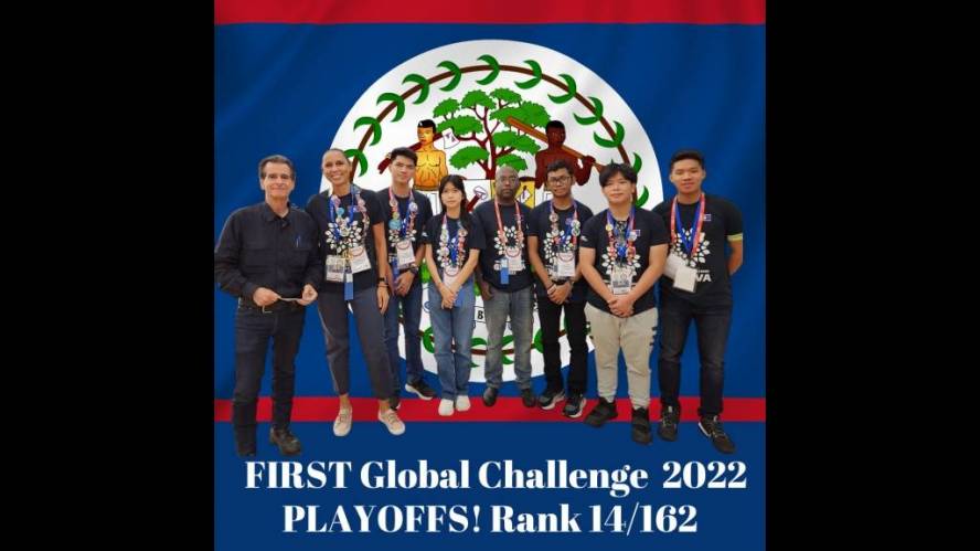 Team Belize wins gold at First Global Challenge