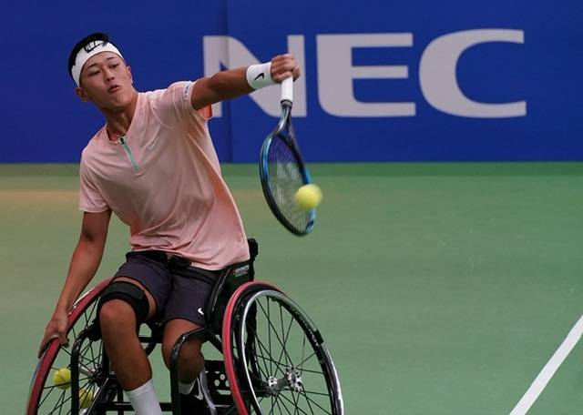 16-year-old Tokito Oda makes wheelchair tennis history at Singles Masters