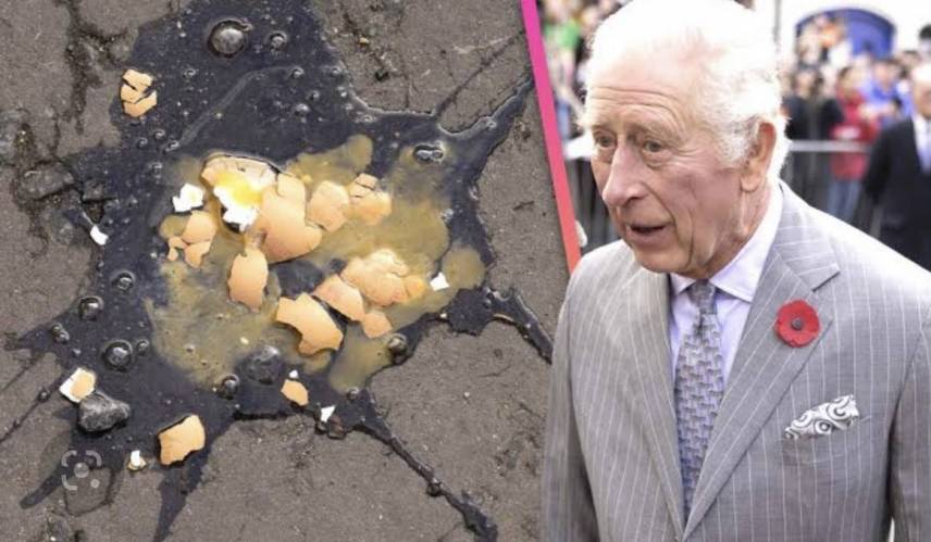 King Charles III Has Eggs Thrown at Him by Protestor in Shocking Moment