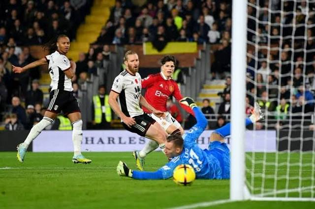 Fulham 1-2 Manchester United: Garnacho scores injury time