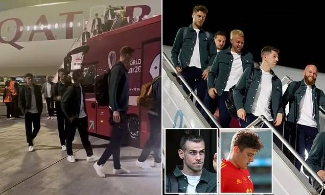 Wales and Gareth Bale arrive in Qatar for the start of the first World Cup since 1958