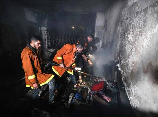 More than 2o people killed in Gaza Jabalia refugee camp fire