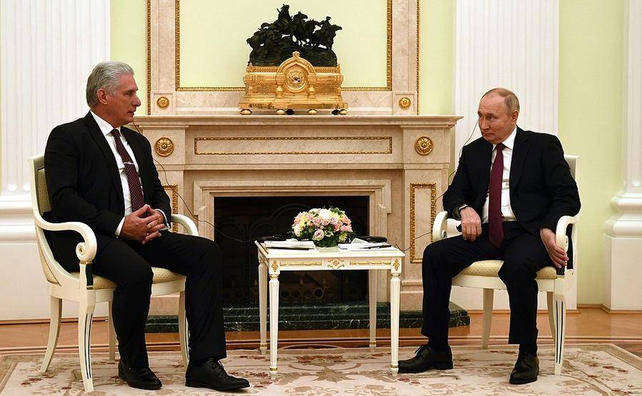 Russian and Cuban presidents pledge to strengthen bilateral ties