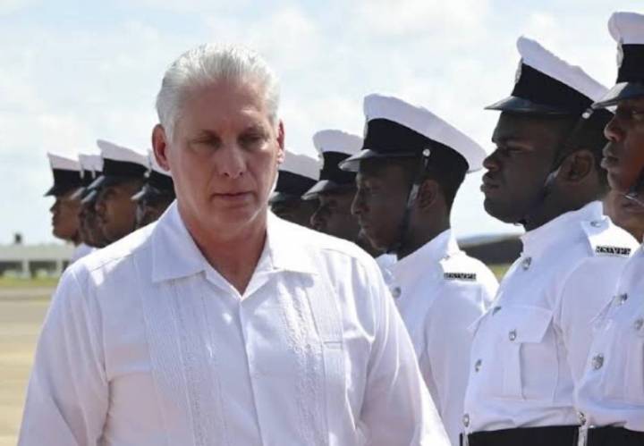 Cuban president departs Barbados